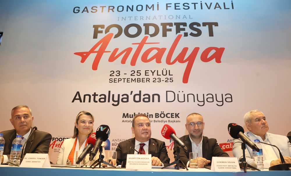 Dünya gastronomisinin nabzı ‘Food Fest Antalya’da atacak